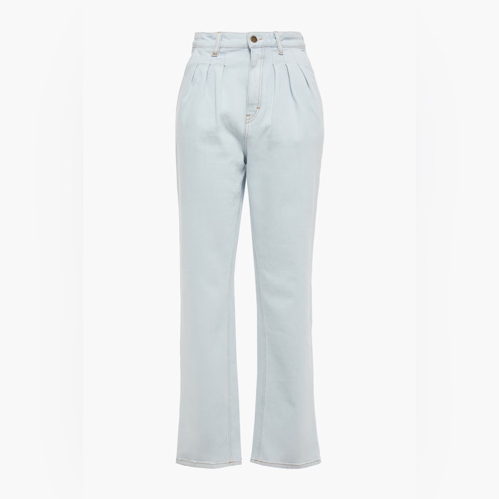 Ba&sh • Pleated high rise wide leg jeans - Picture 3 of 5